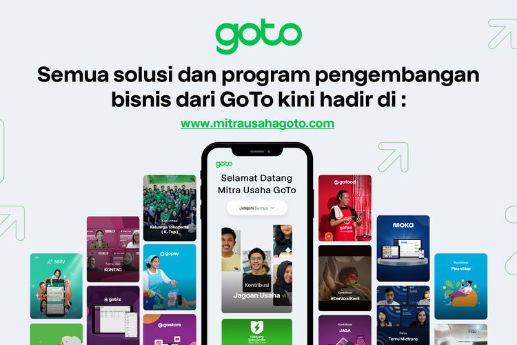 Goto Luncurkan Situs Mitra Usaha Goto Guna Permudah Umkm Kembangkan Usaha